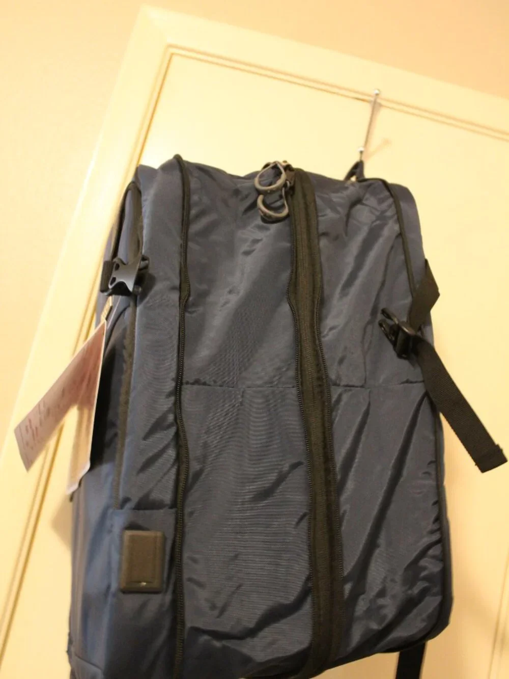 Duchamp Blue Expandable Travel Backpack Suitcase NWT